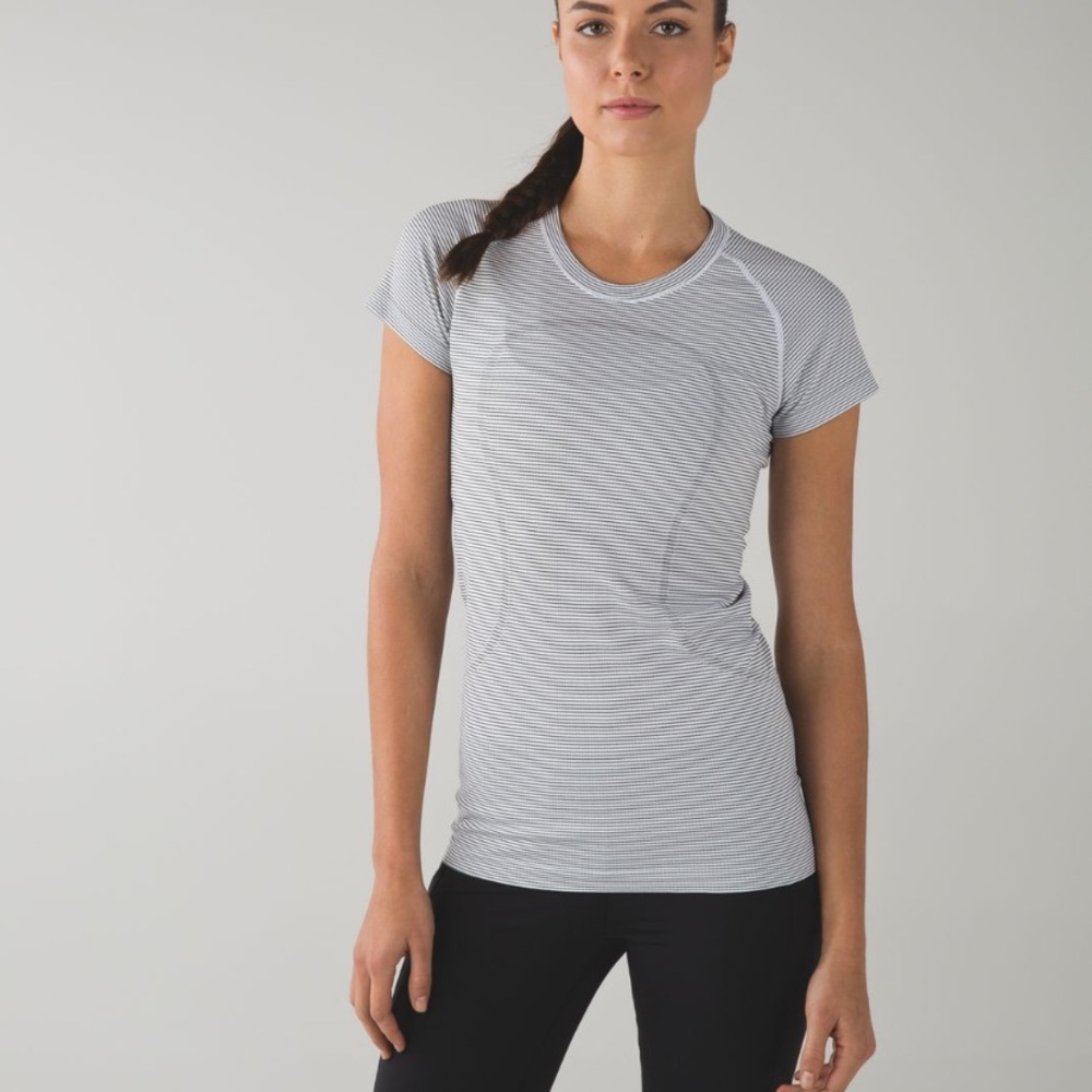 Lululemon Swiftly Tech Short Sleeve Tempo Stripe